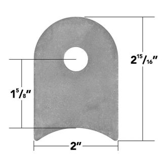 Trail Gear Weld On Flat Tab 3in Cope 