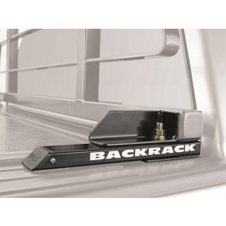 Backrack Gussets Pair Low Profile w/Tonneau Cover Hardware Kit - Black 