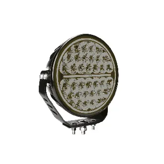 Brightsource Driving Light 9in Round Siberia Bush Ranger - Yellow Lens