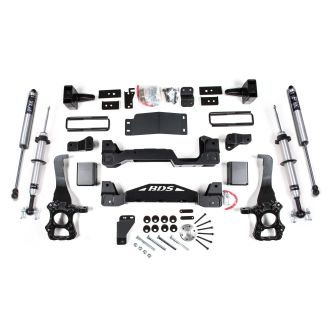 Lift Kit 4in IFS 3in Rear Block w/2.0 IFP PS Snap Ring (15-23 Ford F150)