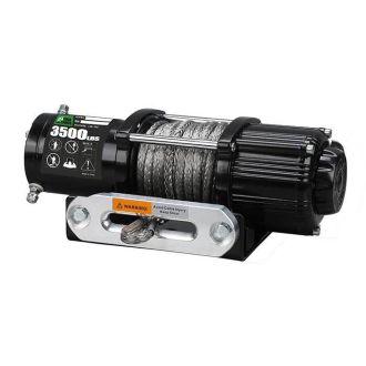 RFX 3,500lb ATV/UTV Winch with Aluminum Hawse Fairlead and Synthetic Rope