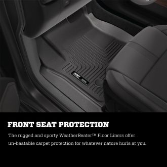 Floor Liner WeatherBeater Front And Rear - Black